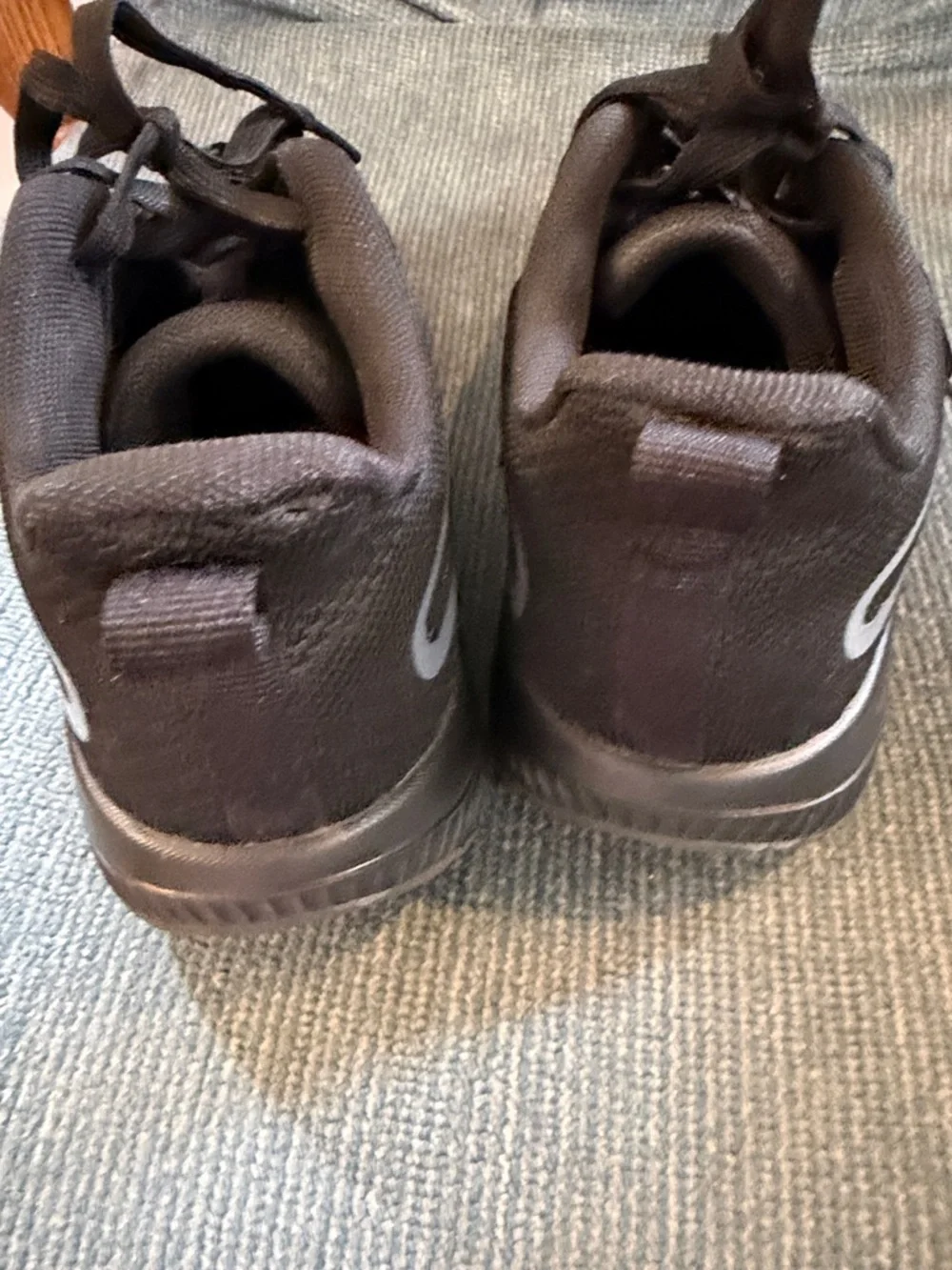 Women’s Black Athletic Running Shoes with Arch Support Plantar Fasciitis - Picture 7 of 9